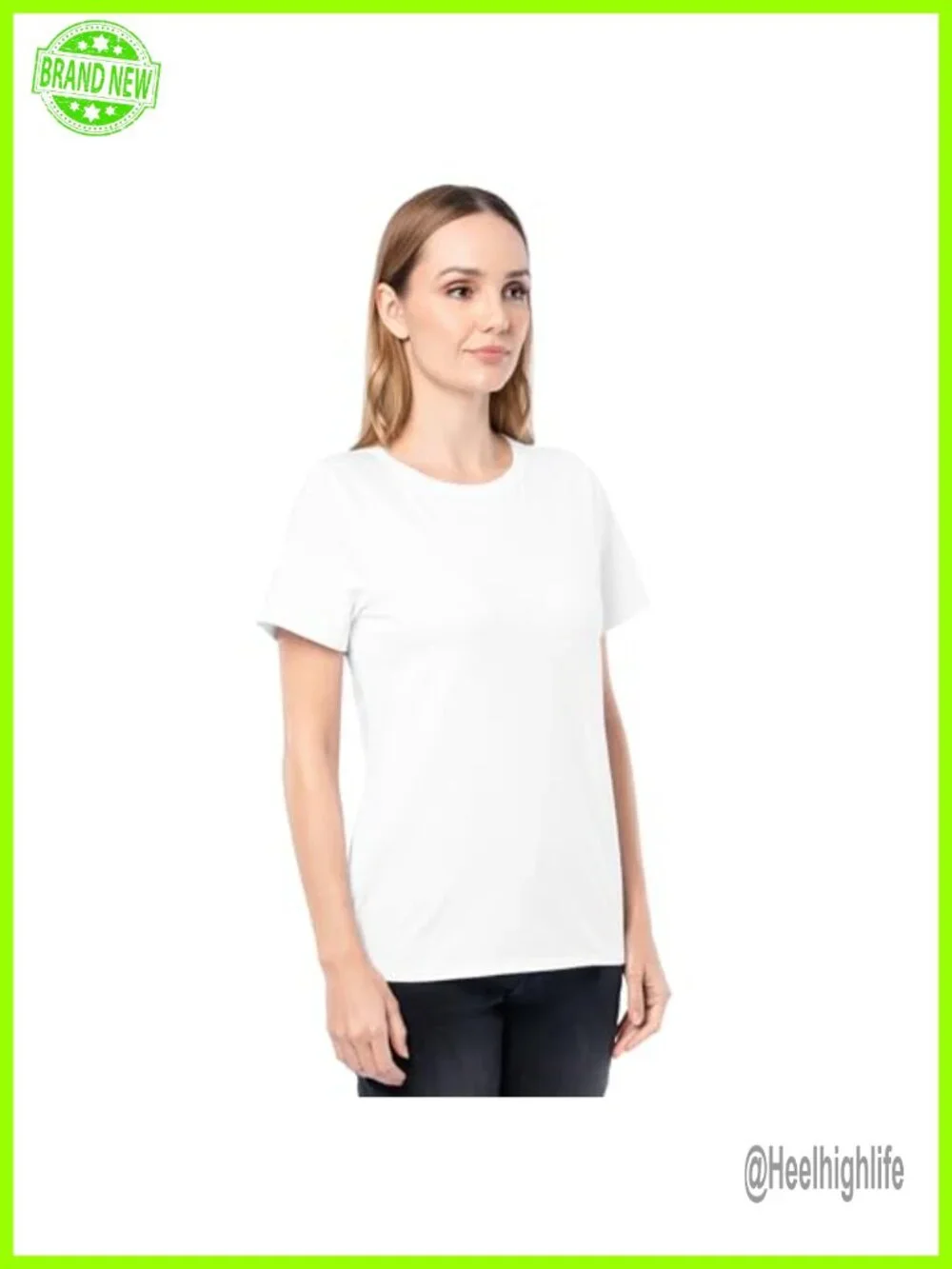 Fruit of the Loom Women's Cotton Crew Neck T-Shirt 2 Pack Relaxed Fit